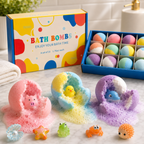 Kids Bath Bombs Gift Set – 15 Pack with Surprise Toys