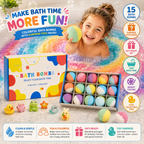Kids Bath Bombs Gift Set – 15 Pack with Surprise Toys